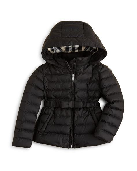 burberry bomber jacket kids|burberry girls janie puffer jacket.